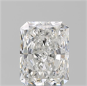 Natural Diamond 2.02 Carats, Radiant with  Cut, F Color, SI1 Clarity and Certified by GIA