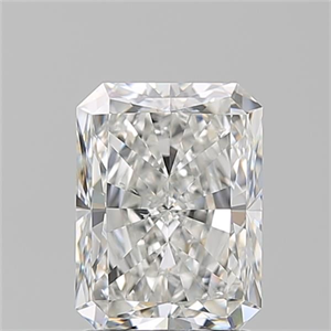 Picture of Natural Diamond 2.02 Carats, Radiant with  Cut, F Color, SI1 Clarity and Certified by GIA