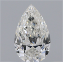 Natural Diamond 0.51 Carats, Pear with  Cut, G Color, SI1 Clarity and Certified by IGI