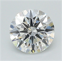 Lab Grown Diamond 1.09 Carats, Round with Ideal Cut, E Color, IF Clarity and Certified by IGI