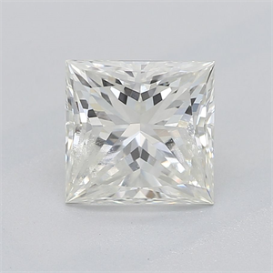 Picture of Natural Diamond 1.02 Carats, Princess with  Cut, J Color, VS1 Clarity and Certified by GIA