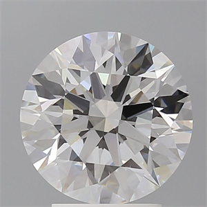 Picture of Lab Grown Diamond 3.10 Carats, Round with Ideal Cut, E Color, VVS2 Clarity and Certified by IGI