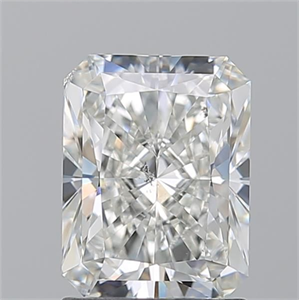 Picture of Natural Diamond 1.72 Carats, Radiant with  Cut, H Color, SI1 Clarity and Certified by GIA