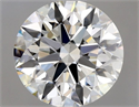 Natural Diamond 0.90 Carats, Round with Excellent Cut, J Color, VS2 Clarity and Certified by GIA