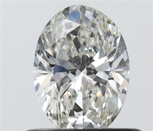 Foto Diamante Natural 0.60 quilates, Ovalado , Color H, claridad VVS1 y certificado IGI de