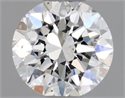 Natural Diamond 0.40 Carats, Round with Excellent Cut, F Color, SI1 Clarity and Certified by GIA