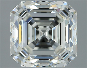 Foto Diamante Natural 2.71 quilates, Asscher , Color I, claridad VS2 y certificado GIA de