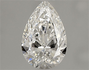 Picture of Natural Diamond 0.44 Carats, Pear with  Cut, F Color, VVS1 Clarity and Certified by GIA