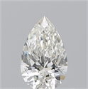 Natural Diamond 0.51 Carats, Pear with  Cut, J Color, VS2 Clarity and Certified by GIA