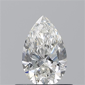 Picture of Natural Diamond 0.50 Carats, Pear with  Cut, G Color, VS2 Clarity and Certified by GIA