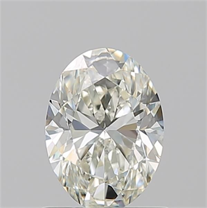 Picture of Natural Diamond 0.91 Carats, Oval with  Cut, K Color, VVS1 Clarity and Certified by GIA
