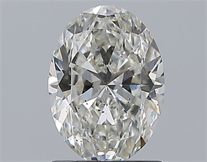 Picture of Natural Diamond 1.29 Carats, Oval with  Cut, H Color, SI2 Clarity and Certified by GIA