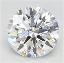 Del inventario de diamantes de laboratorio, 2.07 quilates, Redondo , Color D, claridad IF y certificado IGI