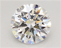 Lab Grown Diamond 3.05 Carats, Round with Ideal Cut, E Color, VVS2 Clarity and Certified by IGI