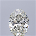 Diamante Natural 0.51 quilates, Ovalado , Color H, claridad VVS1 y certificado IGI
