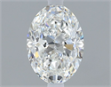 Diamante Natural 0.47 quilates, Ovalado , Color F, claridad VVS1 y certificado GIA