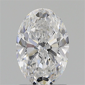 Picture of Natural Diamond 1.20 Carats, Oval with  Cut, D Color, VVS2 Clarity and Certified by GIA