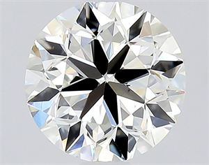 Picture of Natural Diamond 1.01 Carats, Round with Very Good Cut, H Color, VS1 Clarity and Certified by GIA