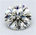 Diamante Natural 2.11 quilates, Redondo , Color M, claridad VVS1 y certificado GIA