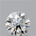 Natural Diamond 0.76 Carats, Round with Very Good Cut, I Color, SI1 Clarity and Certified by GIA