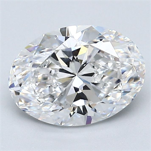 Picture of Natural Diamond 2.01 Carats, Oval with  Cut, E Color, VS2 Clarity and Certified by GIA