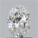 Natural Diamond 0.70 Carats, Oval with  Cut, E Color, VVS2 Clarity and Certified by GIA