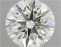 Natural Diamond 1.13 Carats, Round with Excellent Cut, K Color, VVS2 Clarity and Certified by IGI