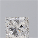 Diamante Natural 0.40 quilates, Princesa , Color F, claridad SI1 y certificado GIA