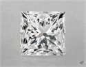 Natural Diamond 3.01 Carats, Princess with  Cut, E Color, SI1 Clarity and Certified by GIA
