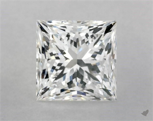 Foto Diamante Natural 3.01 quilates, Princesa , Color E, claridad SI1 y certificado GIA de