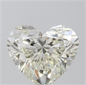 Natural Diamond 3.02 Carats, Heart with  Cut, K Color, VVS2 Clarity and Certified by IGI