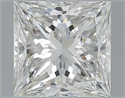 Natural Diamond 1.80 Carats, Princess with  Cut, I Color, SI2 Clarity and Certified by GIA