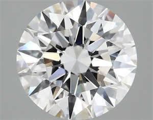 Picture of Lab Grown Diamond 2.53 Carats, Round with Ideal Cut, E Color, VVS2 Clarity and Certified by IGI