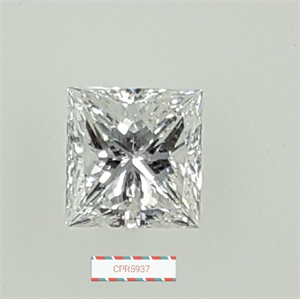 Foto Diamante Natural 1.53 quilates, Princesa , Color E, claridad SI1 y certificado GIA de