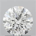 Natural Diamond 1.10 Carats, Round with Excellent Cut, F Color, I1 Clarity and Certified by GIA