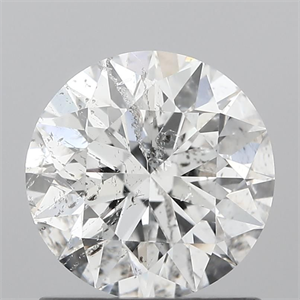 Picture of Natural Diamond 1.10 Carats, Round with Excellent Cut, F Color, I1 Clarity and Certified by GIA