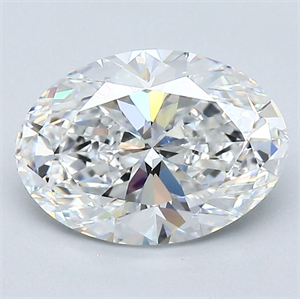 Foto Diamante Natural 2.02 quilates, Ovalado , Color E, claridad VS1 y certificado GIA de