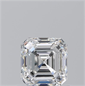 Diamante Natural 0.90 quilates, Asscher , Color F, claridad VS1 y certificado GIA
