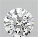 Lab Grown Diamond 1.03 Carats, Round with Ideal Cut, D Color, VVS1 Clarity and Certified by IGI