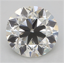 Natural Diamond 0.70 Carats, Round with Very Good Cut, J Color, IF Clarity and Certified by GIA