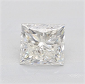 Natural Diamond 0.82 Carats, Princess with  Cut, H Color, I1 Clarity and Certified by GIA