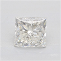 Natural Diamond 0.82 Carats, Princess with  Cut, H Color, I1 Clarity and Certified by GIA