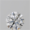 Diamante Natural 0.60 quilates, Redondo , Color F, claridad IF y certificado GIA