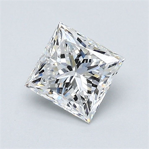 Foto Diamante Natural 0.90 quilates, Princesa , Color D, claridad VVS2 y certificado GIA de