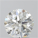 Natural Diamond 1.70 Carats, Round with Excellent Cut, H Color, VVS2 Clarity and Certified by GIA