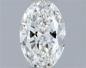 Foto Diamante Natural 0.30 quilates, Ovalado , Color H, claridad VS2 y certificado GIA de