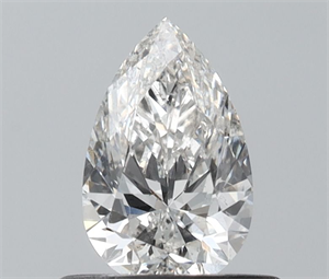 Picture of Natural Diamond 0.50 Carats, Pear with  Cut, H Color, SI1 Clarity and Certified by IGI