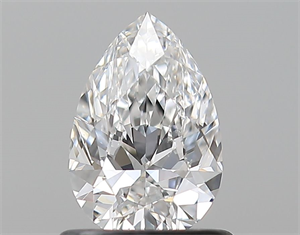 Foto Diamante Natural 0.71 quilates, De pera , Color E, claridad VS1 y certificado GIA de
