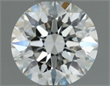 Natural Diamond 0.50 Carats, Round with Excellent Cut, K Color, VVS2 Clarity and Certified by GIA