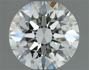 Picture of Natural Diamond 0.50 Carats, Round with Excellent Cut, K Color, VVS2 Clarity and Certified by GIA